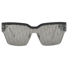 Dior - DIORCLUB M4U Smoke Mirror Logo Shield Ladies Sunglasses