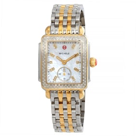 Michele - Deco Mid Quartz Diamond Ladies Watch