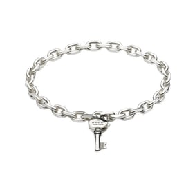 Gucci - Trademark Sterling Silver Bracelet Size 17 -