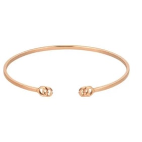 Gucci - GG Running Rose Gold Cuff Bracelet - YBA481663002
