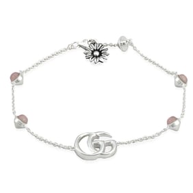 Gucci - Double G bracelet with flower