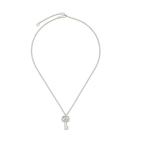 Gucci - Marmont Sterling Silver Key Charm Necklace -