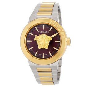 Versace - Medusa Infinite Quartz Red Dial Men's Watch
