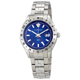 Versace - Hellenyium GMT Blue Dial Men's Watch V1101 0015