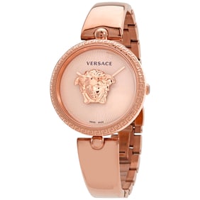 Versace - Palazzo Quartz Rose Dial Ladies Watch