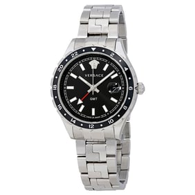 Versace - Hellenyium GMT Black Dial Men's Watch