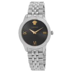 Versace - Greca Signature Quartz Black Dial Ladies Watch
