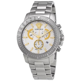 Versace - Chronograph Quartz Silver Dial Men's Watch