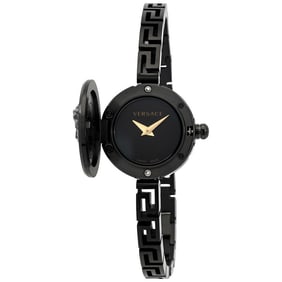 Versace - Medusa Secret Quartz Black Dial Ladies Watch