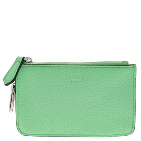 Fendi - Peekaboo Leather Card Case Pouch