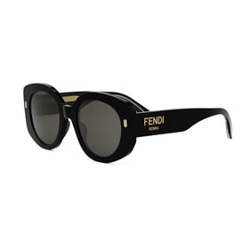 Fendi - Open Box - Smoke Oval Ladies Eyeglasses