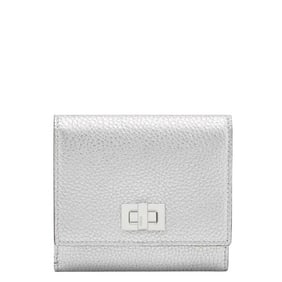 Fendi - Peekaboo Tri-Fold Leather Wallet