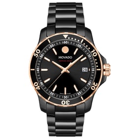 Movado - Series 800 Quartz Black Men's Watch