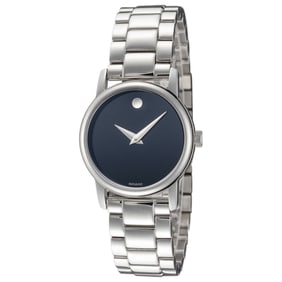 Movado - Classic Museum Quartz Black Women's Watch