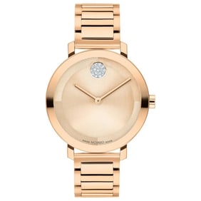 Movado - Bold Quartz Rose Gold Women's Watch