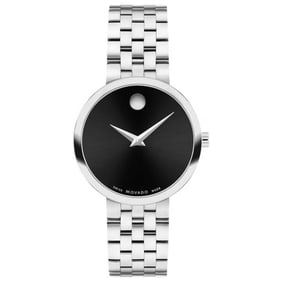 Movado - Museum Quartz Black Women's Watch