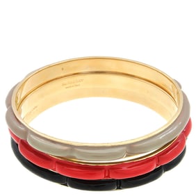 Burberry - Trio Enamel Lola Bangles, Size Small