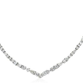 Swarovski - Mesmera Necklace Rhodium Shiny Crystal