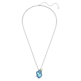 Swarovski - Blue Swan Pendant Long Necklace