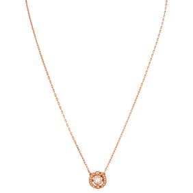 Swarovski - Sparkling Dance Round Necklace in Rose Gold