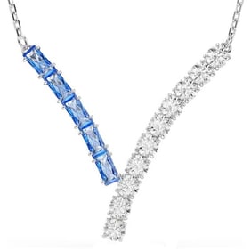 Swarovski - Matrix Rhodium Plated Pendant Necklace
