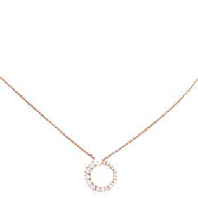 Swarovski - Matrix Pendant Rose Gold Shiny White