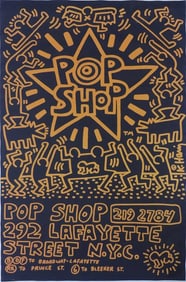 KEITH HARING 'POP SHOP' POSTER