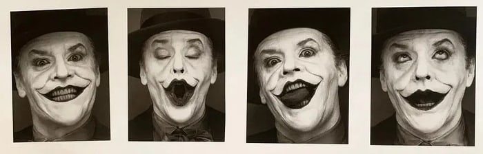 Herb Ritts - Jack Nicholson, Joker, 1989