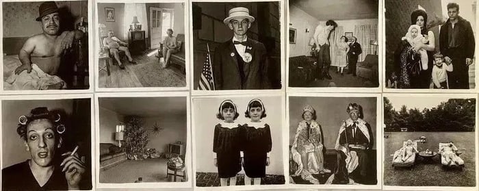 Image each 10 x 10 inchesDiane Arbus Box of 10 Prints, Plate Signed and Numbered