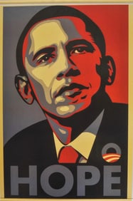 Obama Hope Poster Shepard Fairey