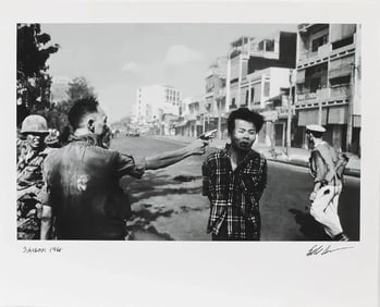 Eddie Adams signed Saigon Execution