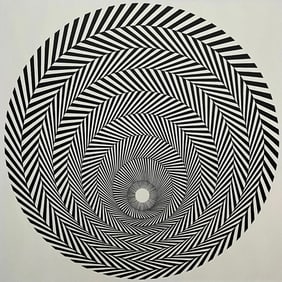 Bridget Riley “Blaze” print, After