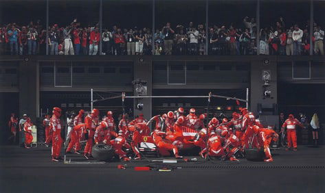 Andreas Gursky (B. 1955) Ferrari glossy photo print