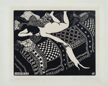 FÉLIX VALLOTTON (1865-1925) La paresse (Laziness)