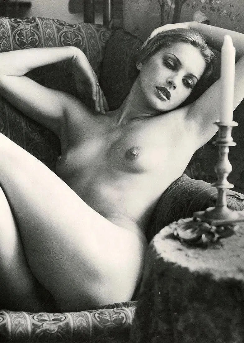 Wladyslaw Pawelec (Polish, 1923-2004) Print: Nude. Printed in 1983, Italy. 9.50 x 13.50 inches mounted to foam board
