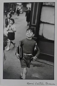 HENRI CARTIER-BRESSON 'RUE MOUFFETARD' PHOTO-LITHO