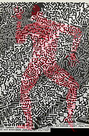 Keith Haring Into 84 Lithograph Exhibition Poster: Haring, Keith (American, 1958-1990), Into 84 Exhibition Poster, 1984, lithograph, for Tony Shafrazi Gallery in NYC, measures 34.5 x 22.5 inches
