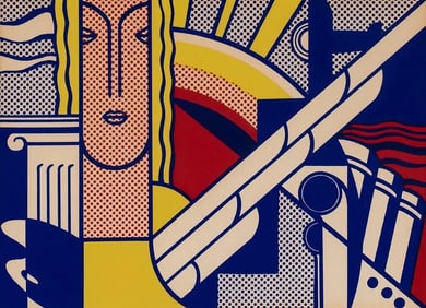 Roy Lichtenstein (1923-1997) Modern Art Print, After Lichtensein