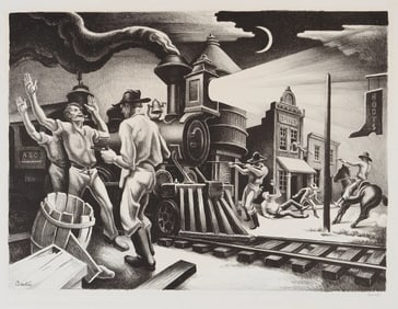 Thomas Hart Benton (American, 1889-1975) Jesse James, After