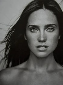 Mark Abrahams (American, b. 1958) Print Jennifer Connelly