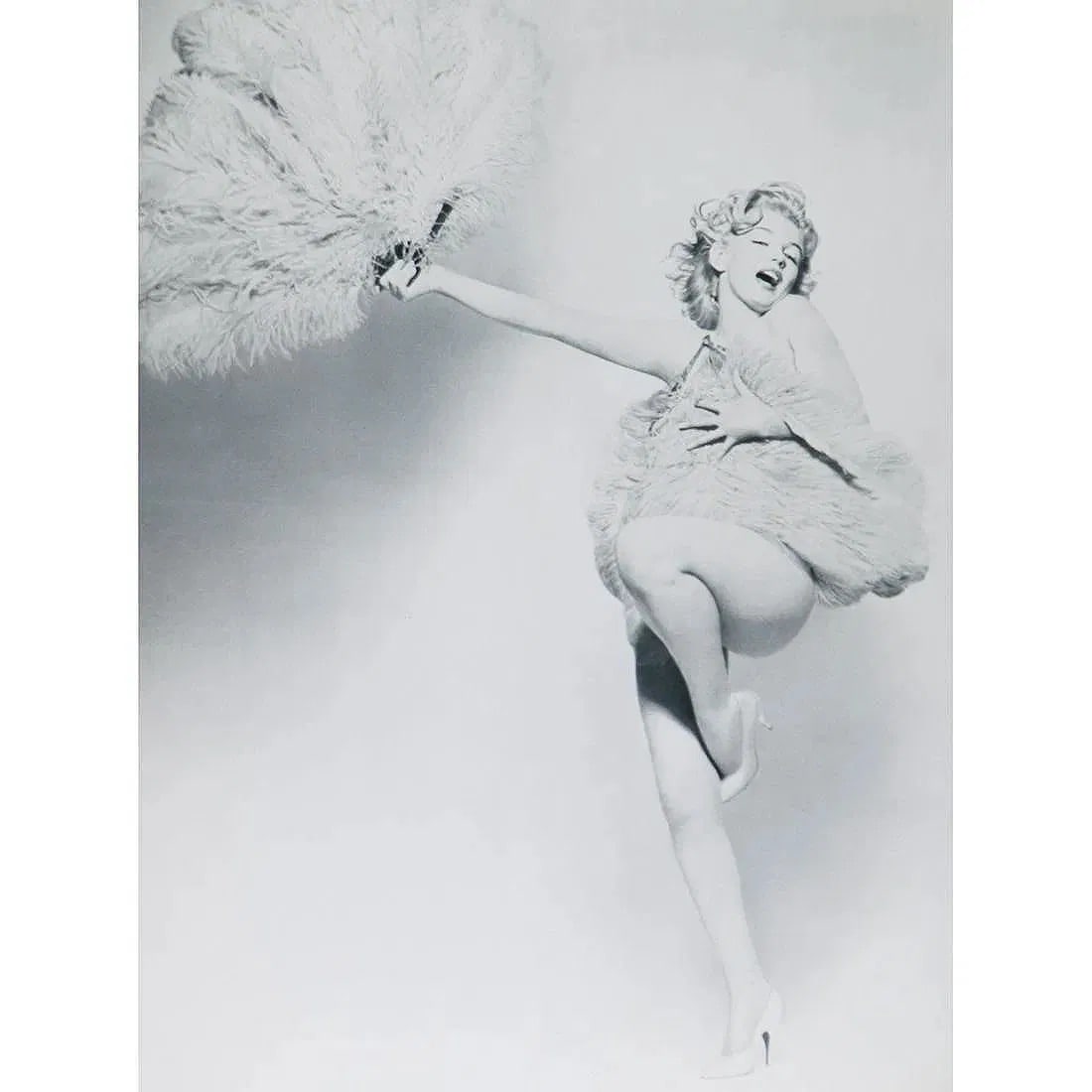 Richard Avedon (American, 1923-2004) Marilyn Monroe Print: Printed in 1950s, Switzerland. 14.00 x 10.00 inches mounted to foam board