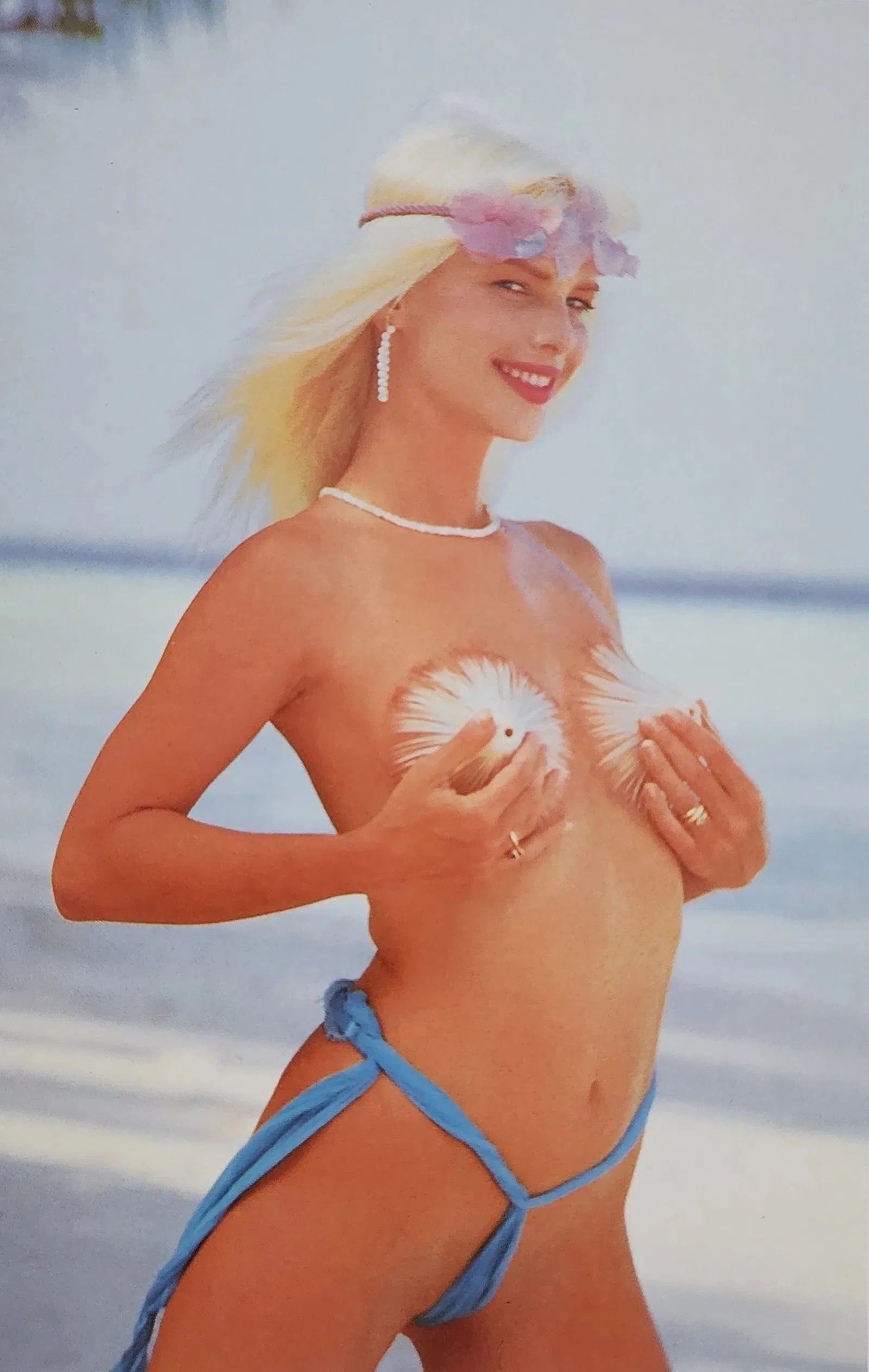 Riccardo Schicchi (Italian, 1953-2012) Cicciolina Bare Print: Printed in 1992, Germany. 10.00 x 7.00 inches.mounted to foam board