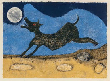 Rufino Tamayo (Mexican, 1899-1991) Perros, Print in Colors, After