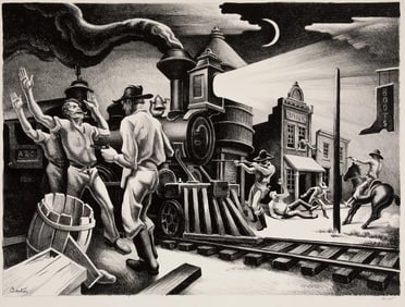 Thomas Hart Benton Jesse James, After