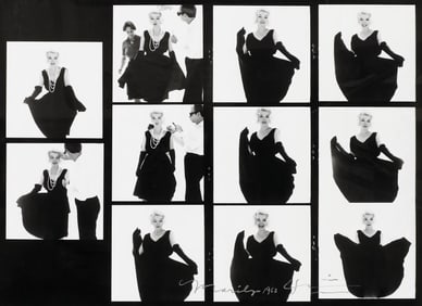 Bert Stern- Marilyn Monroe Contact Sheet Photo print on glossy paper after