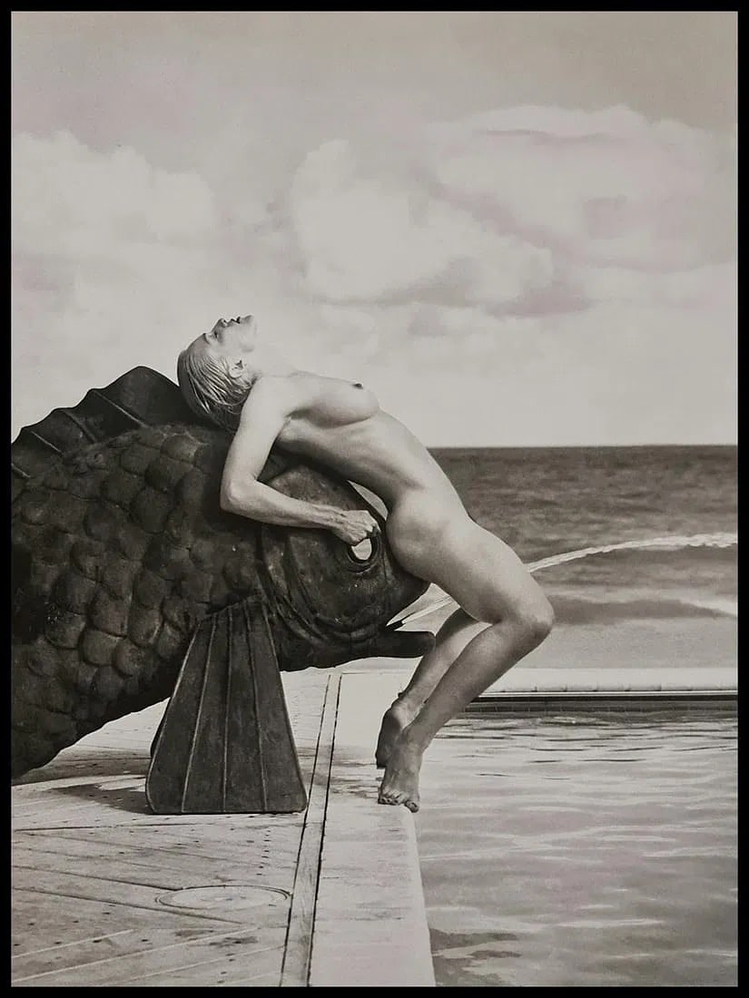 Madonna, Open Wide: Measures 14 x 10 inches, photo print on glossy paper, mounted to foam board