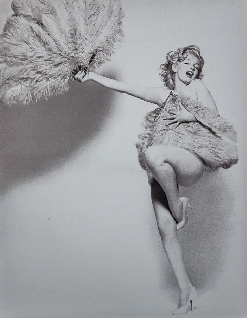 RICHARD AVEDON - Marilyn Monroe: Measures 12 x 9 inches, photo print on glossy paper, mounted to foam board