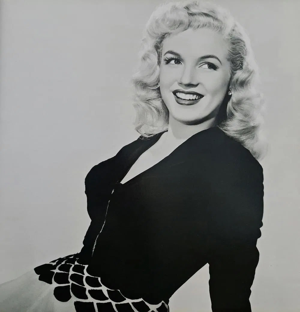 Marilyn Monroe on set for, 'Ladies of The Chorus: Measures 10 x 10 inches, photo print on glossy paper, mounted to foam board