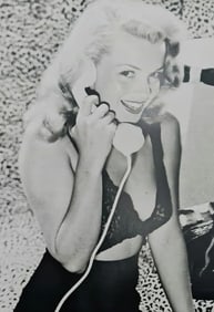 Marilyn Monroe On The Phone