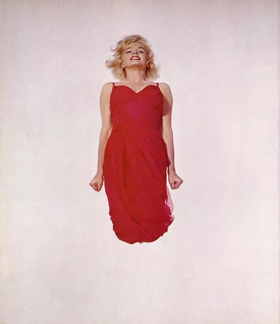 PHILIPPE HALSMAN - Marilyn Monroe, New York: Measures 11 x 9 inches, photo print on glossy paper, mounted to foam board